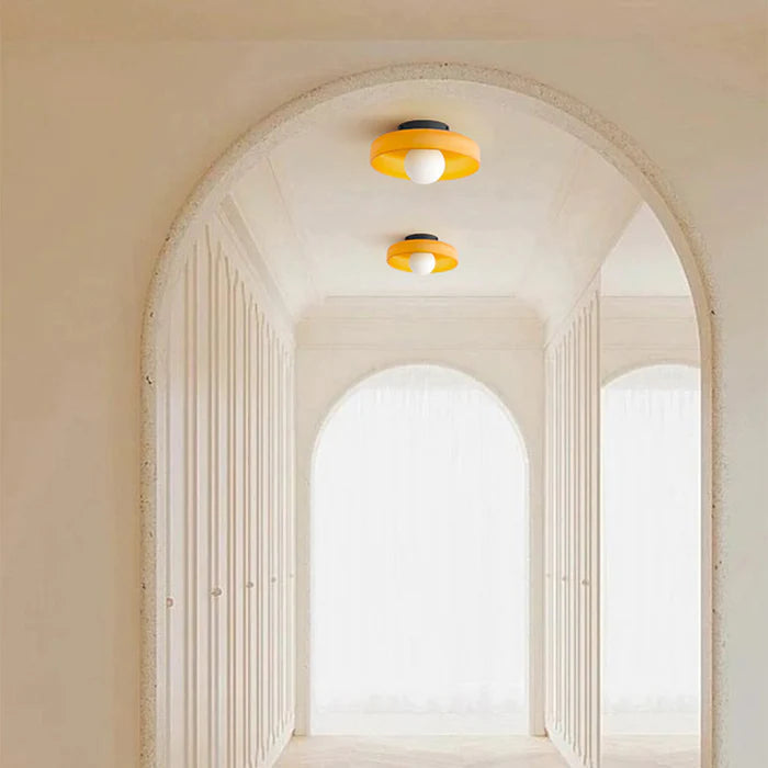 Round Flush Ceiling Lights | Colourful