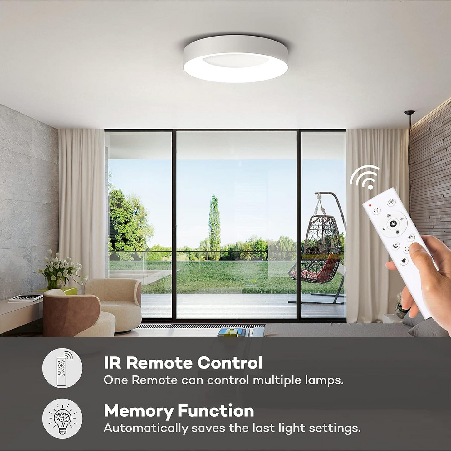Simple LED Ceiling Light | Minimalist