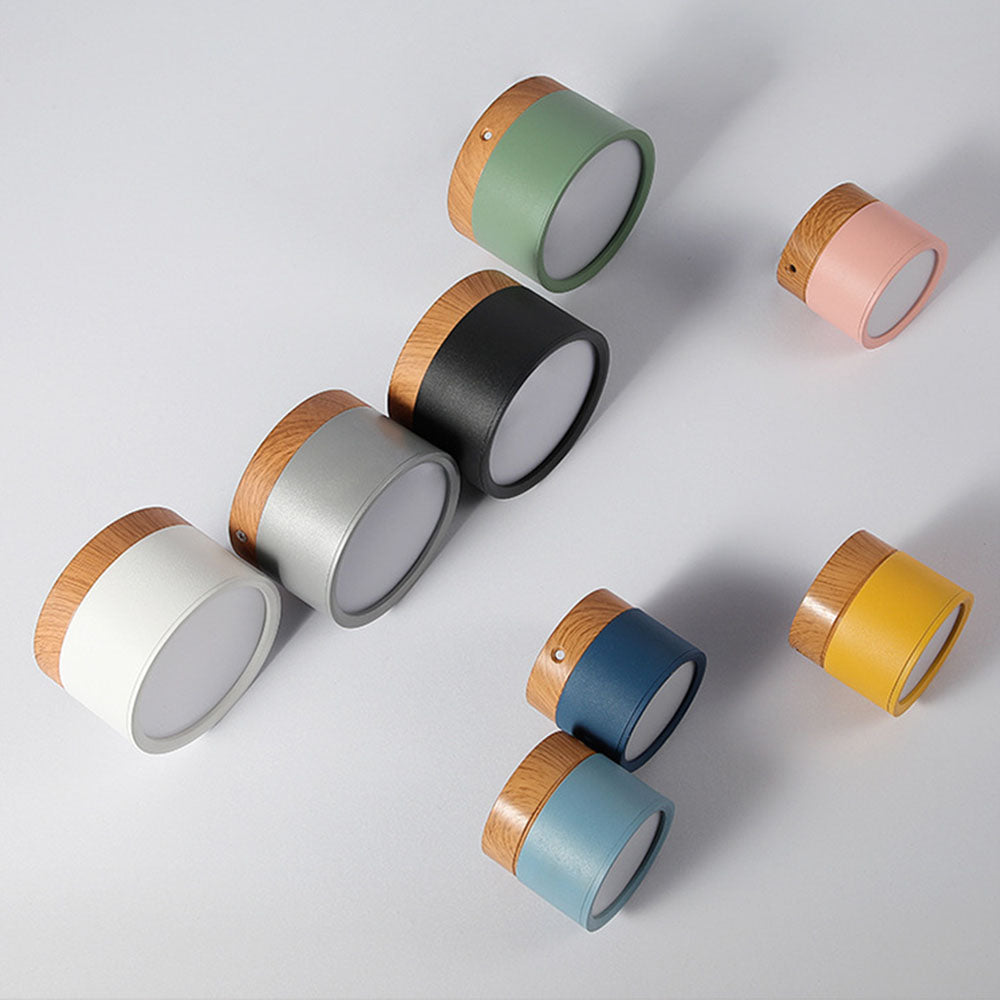 Cylinder Flush Ceiling Lights | Colourful