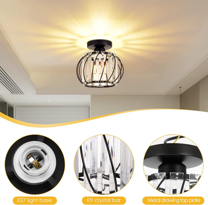 Glass Hallway Pendant Light | Stylish
