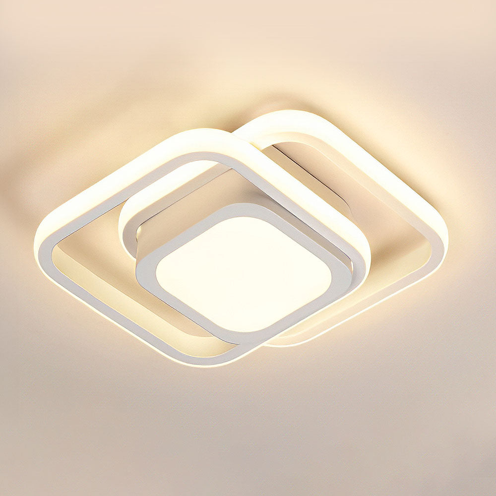 Double Ring LED Ceiling Light | Modern