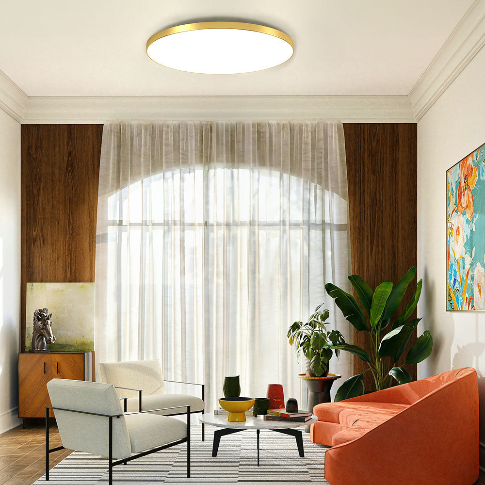 Round Ceiling Lights | Gold