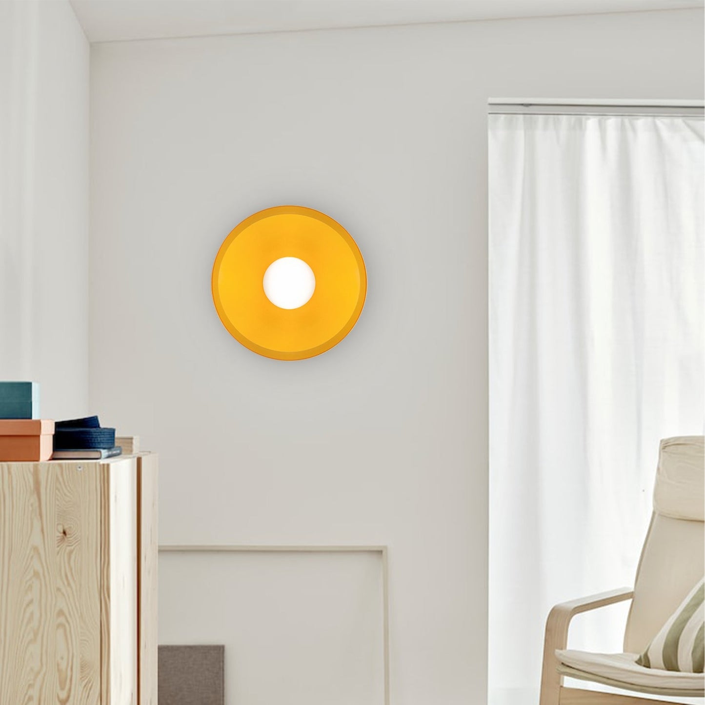 Round Flush Ceiling Lights | Colourful