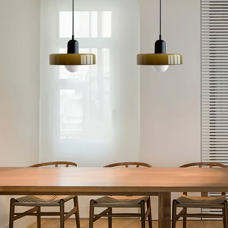 Bauhaus Modern Art Decor Glass Ceiling Pendant Light | Colorful