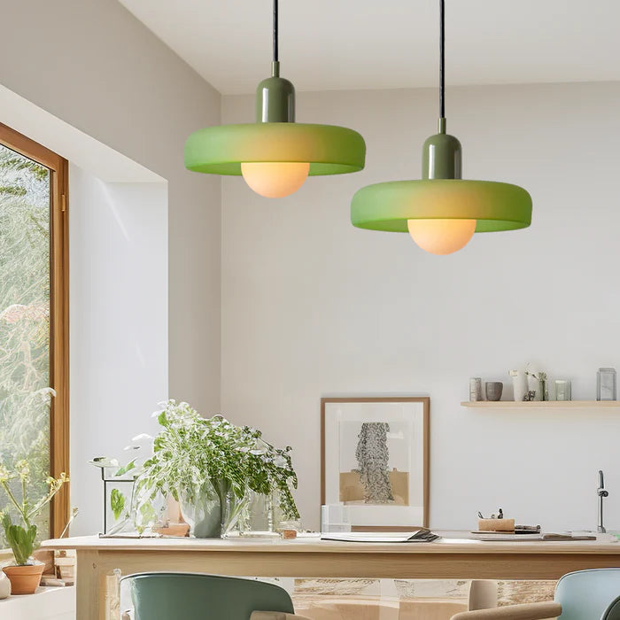 Bauhaus Modern Art Decor Glass Ceiling Pendant Light | Colorful