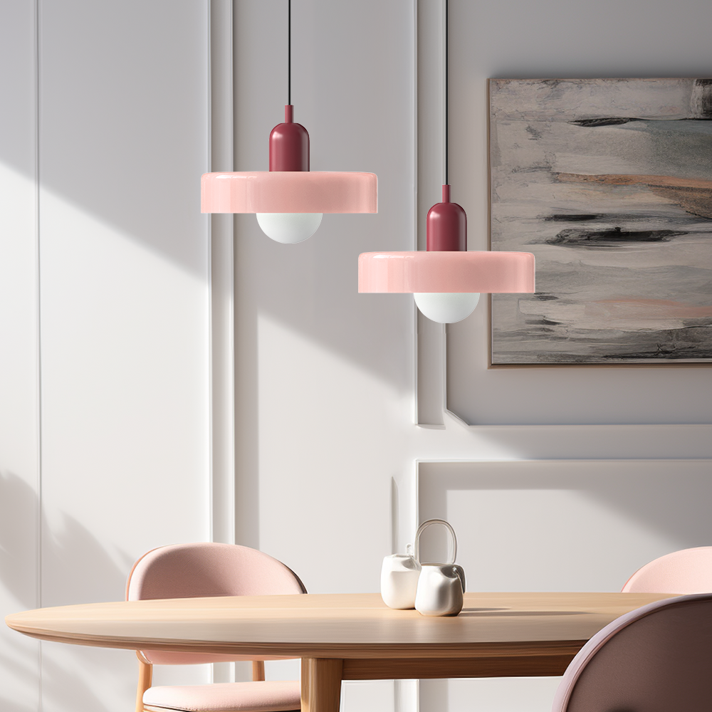 Bauhaus Modern Art Decor Glass Ceiling Pendant Light | Colorful