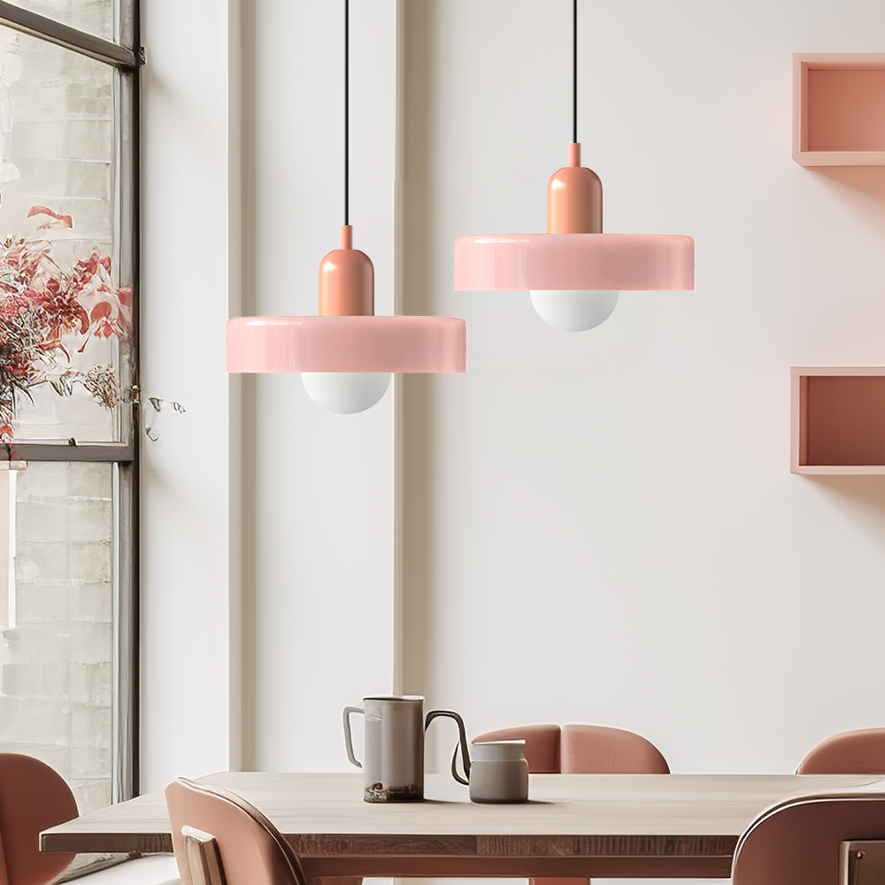 Bauhaus Modern Art Decor Glass Ceiling Pendant Light | Colorful