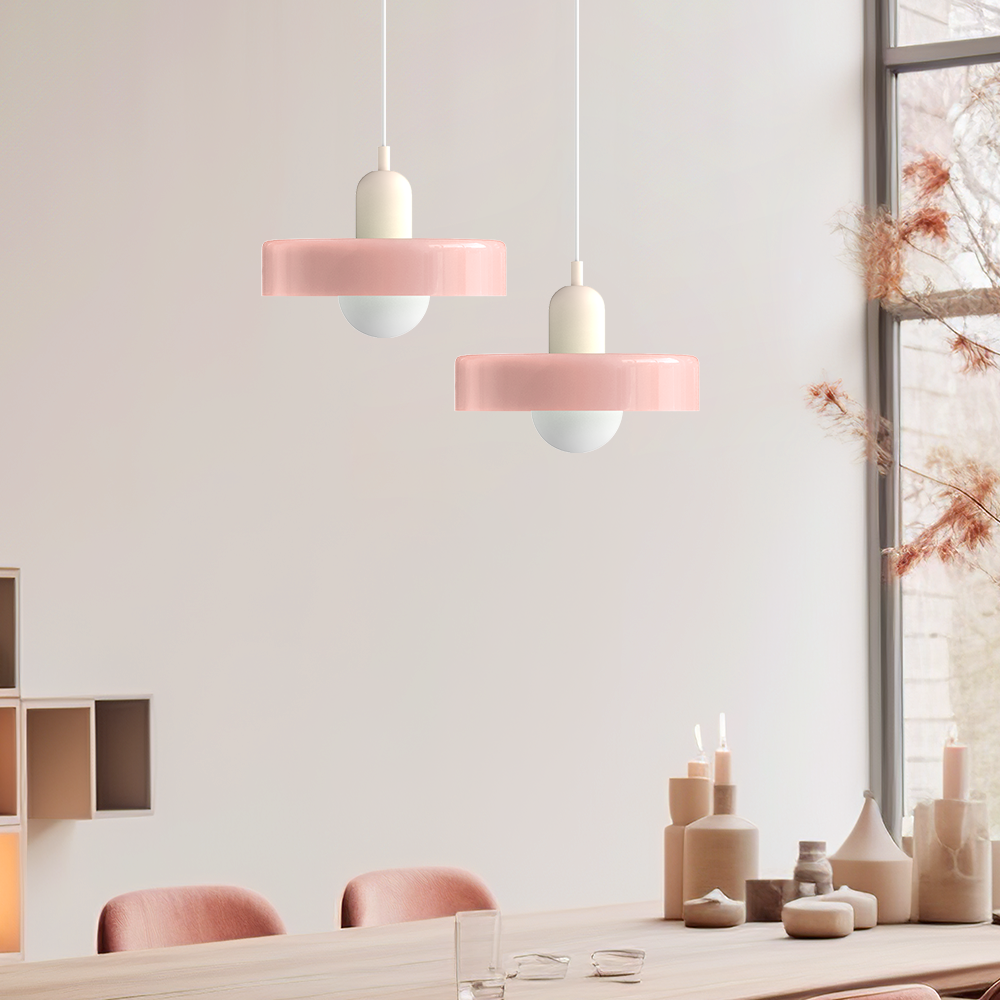 Bauhaus Modern Art Decor Glass Ceiling Pendant Light | Colorful