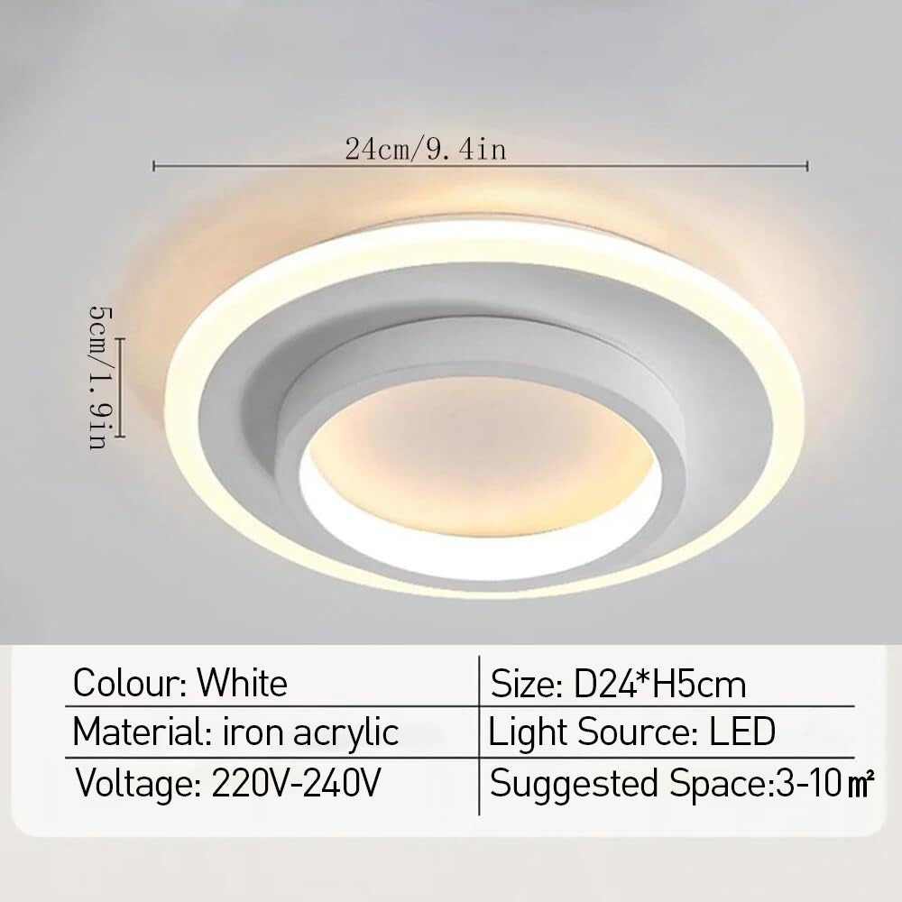 Hallway Ceiling Lights | Black