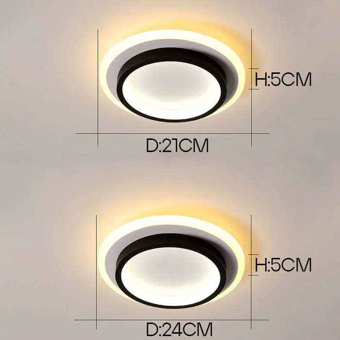 Hallway Ceiling Lights | Black