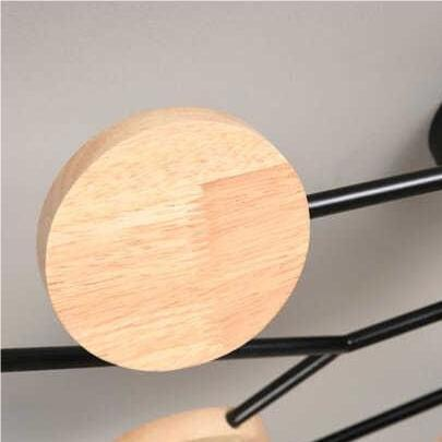 Modern Circular Semi Flush Mount LED Ceiling Light | Living Room