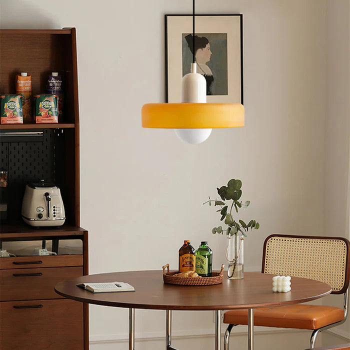 Bauhaus Modern Art Decor Glass Ceiling Pendant Light | Colorful