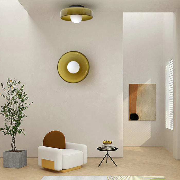 Round Flush Ceiling Lights | Colourful