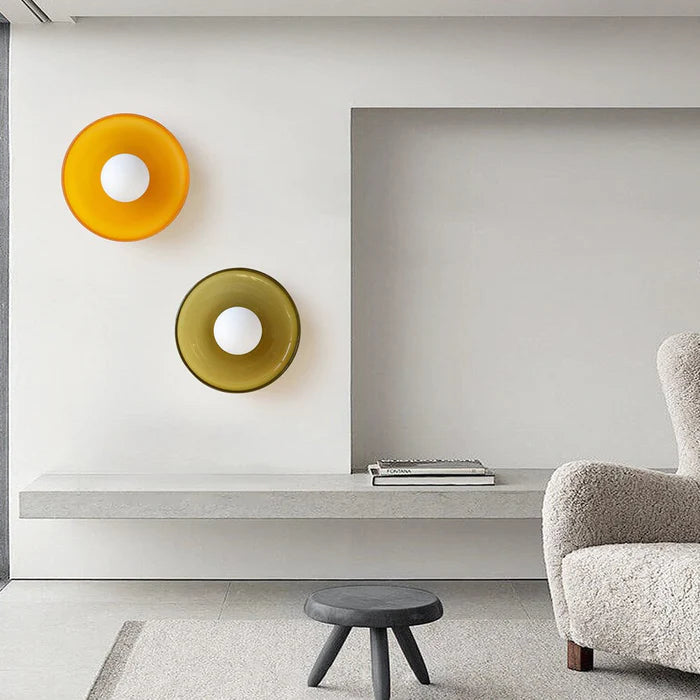 Round Flush Ceiling Lights | Colourful