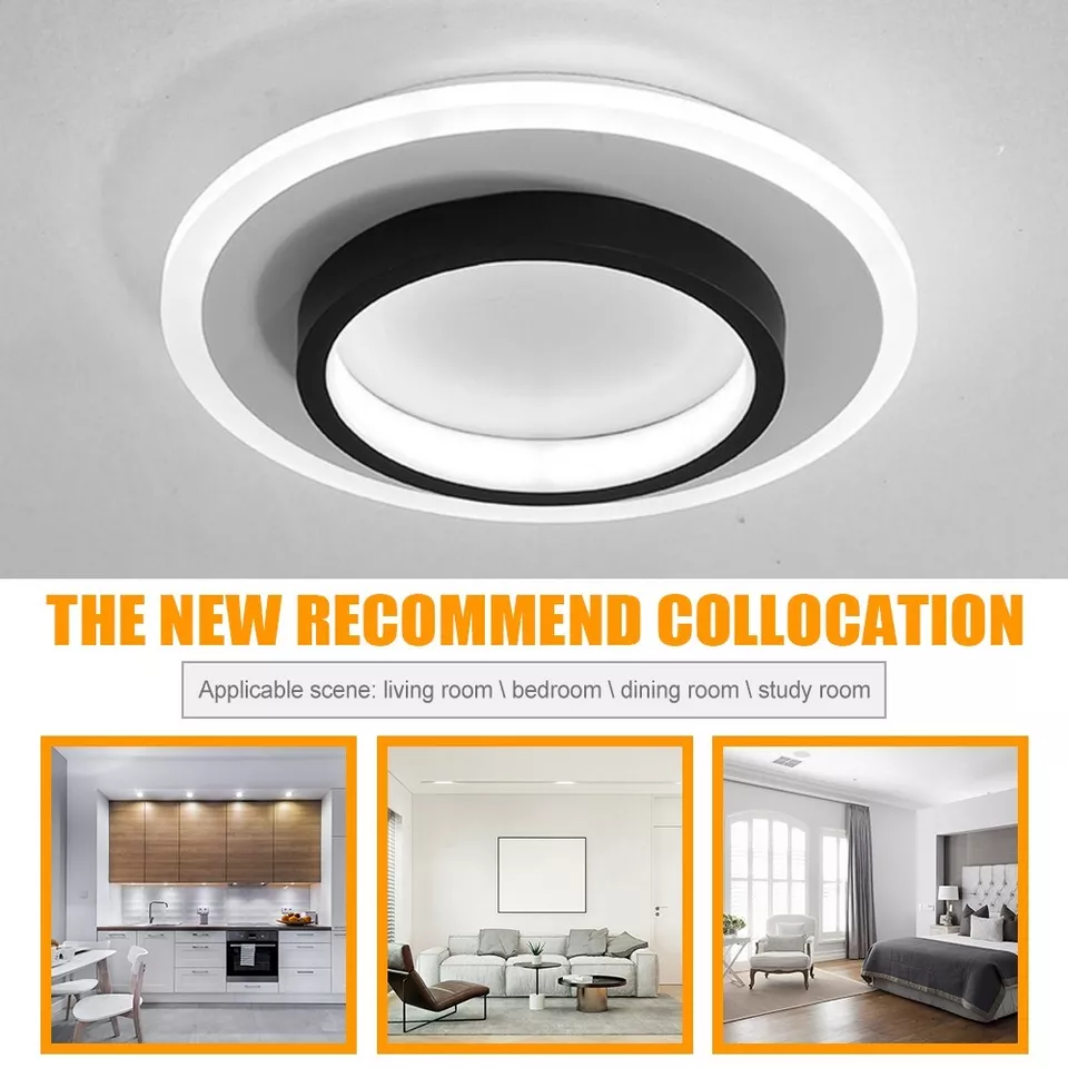 Hallway Ceiling Lights | Black
